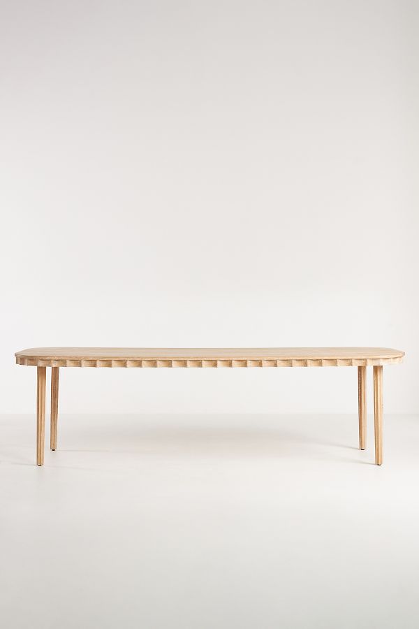 Slide View: 1: Norma Oak Dining Table