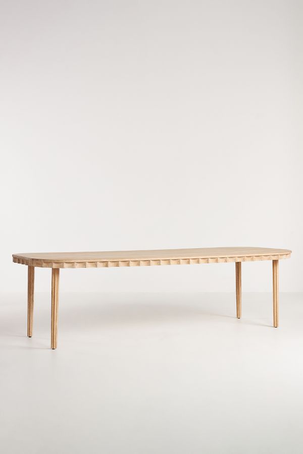 Slide View: 2: Norma Oak Dining Table