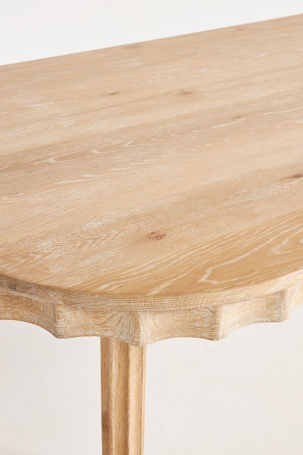 Slide View: 4: Norma Oak Dining Table