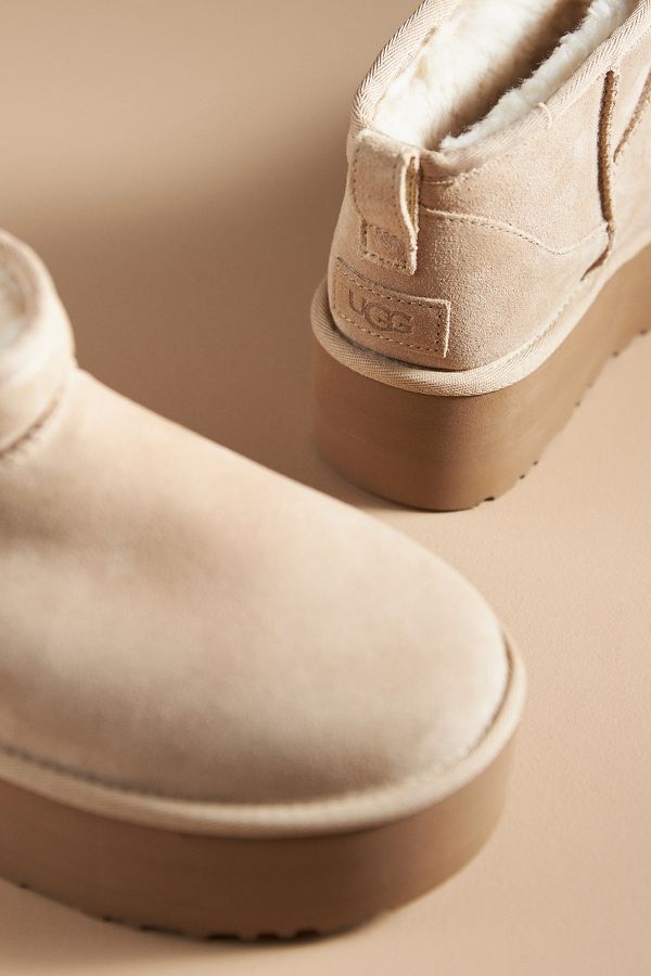 Slide View: 4: UGG® Classic Ultra Mini Platform Boots