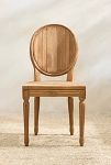 Thumbnail View 9: Palladio Oval Back Reclaimed Teak Side Chairs, Set of 2