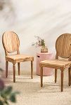 Thumbnail View 1: Palladio Oval Back Reclaimed Teak Side Chairs, Set of 2