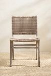 Thumbnail View 5: Wicker + Teak Side Chairs, Set of 2