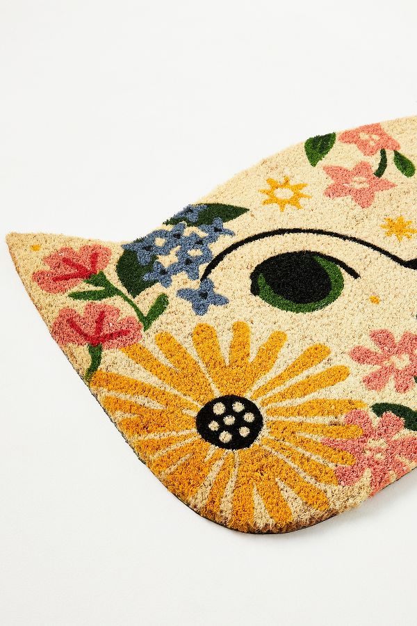 Slide View: 2: Ginnie Cat Doormat