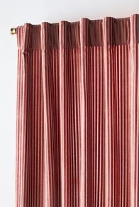 Slide View: 2: Fiora Ribbed Velvet Curtain