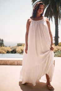 Slide View: 7: The Malika Gauze Maxi Dress