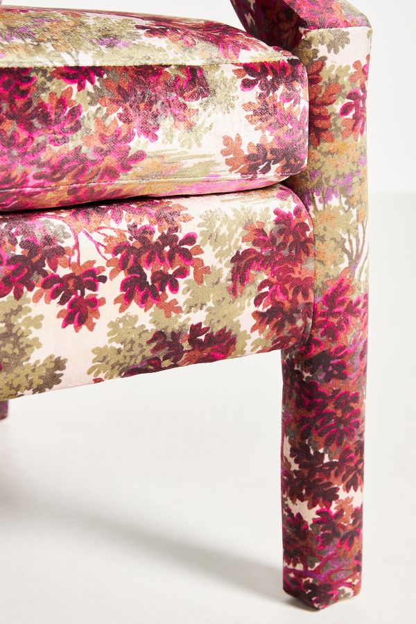 Slide View: 7: Vienne Velvet Delaney Chair