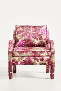 Slide View: 2: Vienne Velvet Delaney Chair