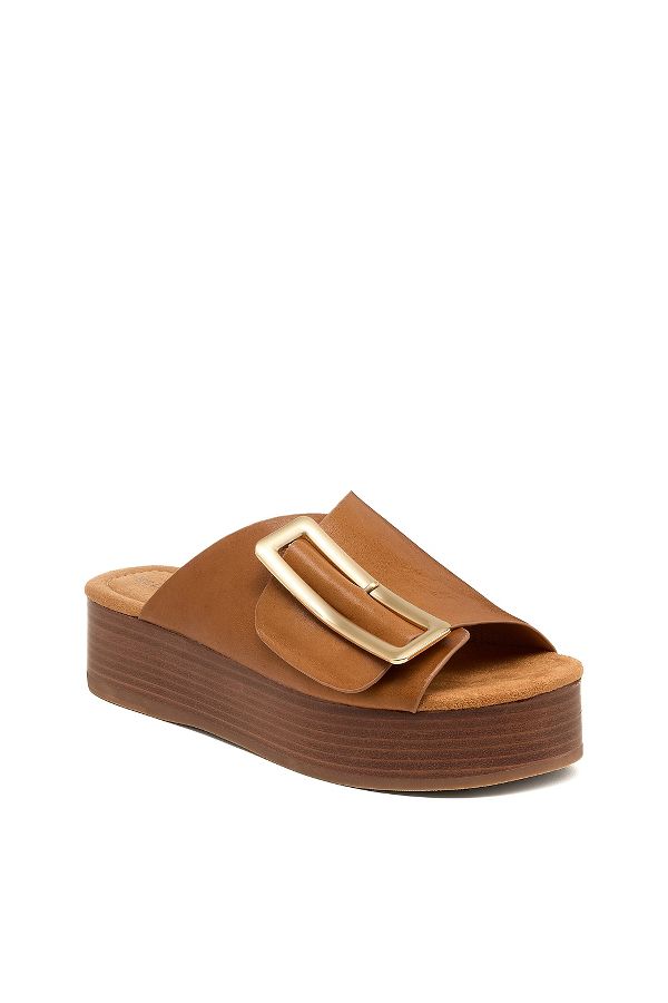 Slide View: 1: Kelsi Dagger Brooklyn Dover Platform Sandals