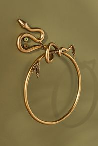 Slide View: 3: Serpentine Towel Ring