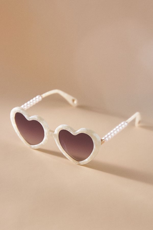 Slide View: 4: Lele Sadoughi Sweetheart Sunglasses