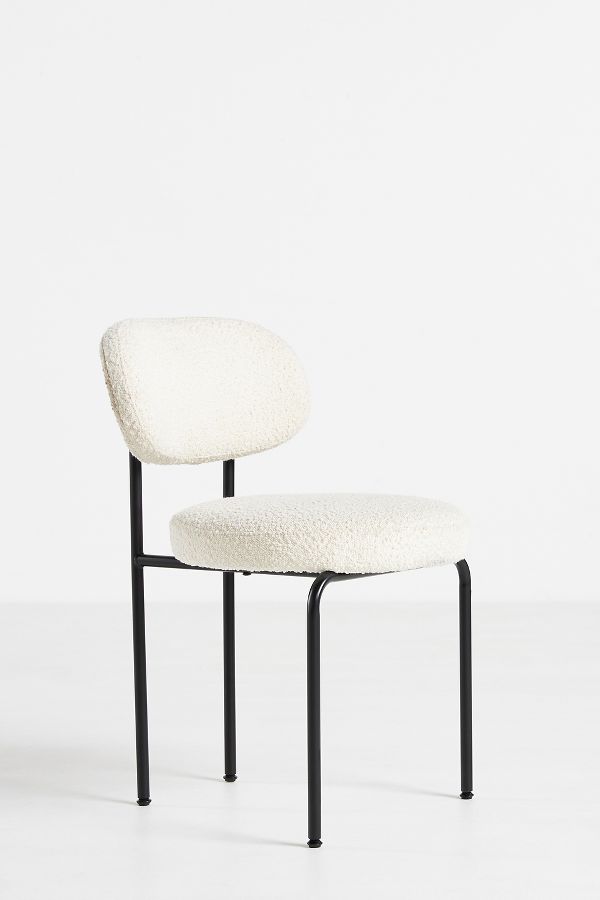 Slide View: 2: Bouclé Tashi Dining Chair