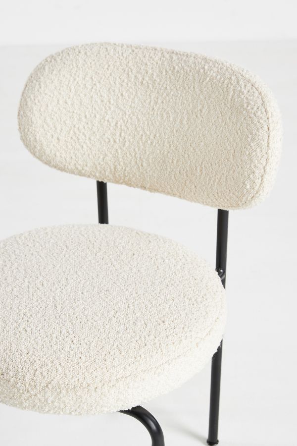 Slide View: 5: Bouclé Tashi Dining Chair