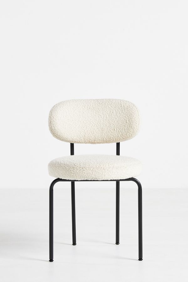 Slide View: 1: Bouclé Tashi Dining Chair