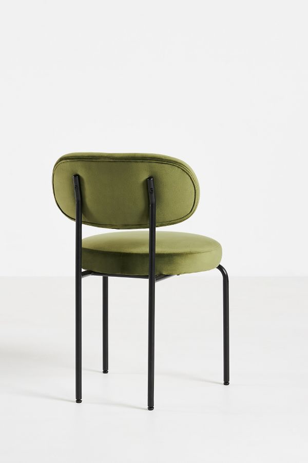 Slide View: 5: Velvet Tashi Dining Chair