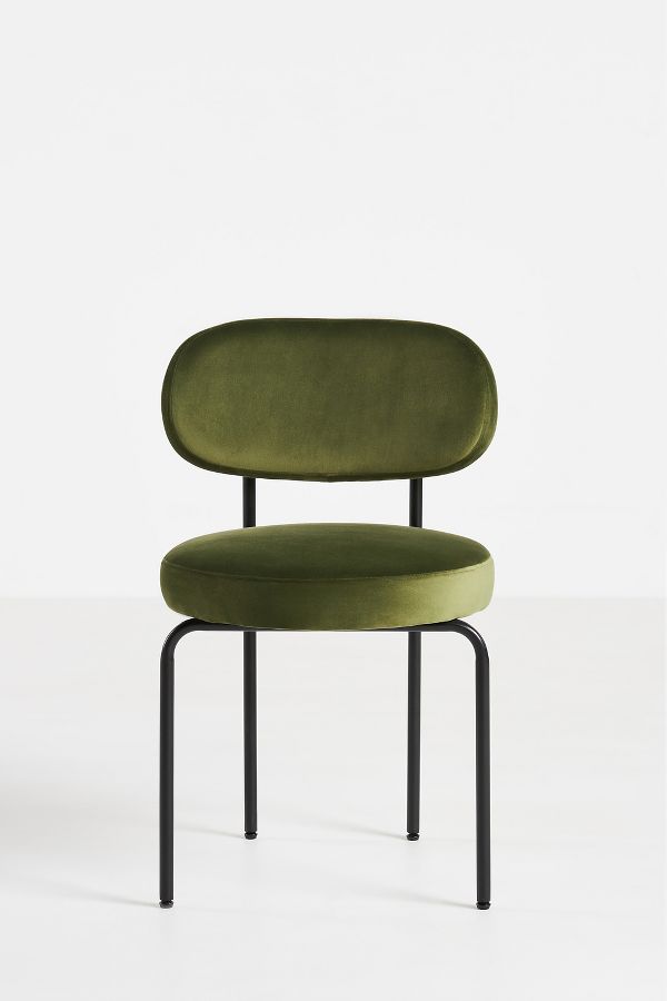 Slide View: 2: Velvet Tashi Dining Chair