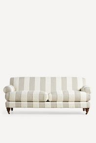 Slide View: 1: Cecilia Willoughby Two-Cushion Sofa