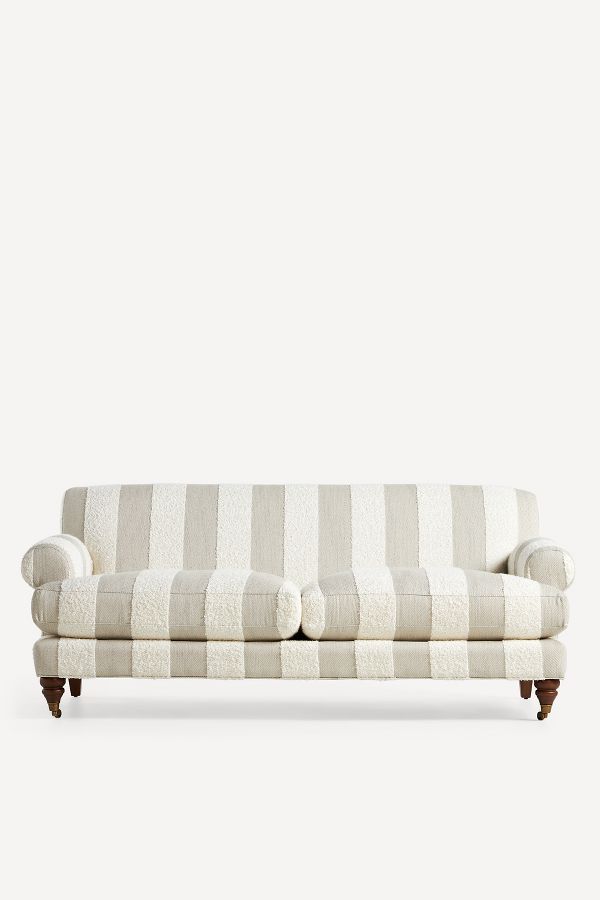 Slide View: 1: Cecilia Willoughby Two-Cushion Sofa