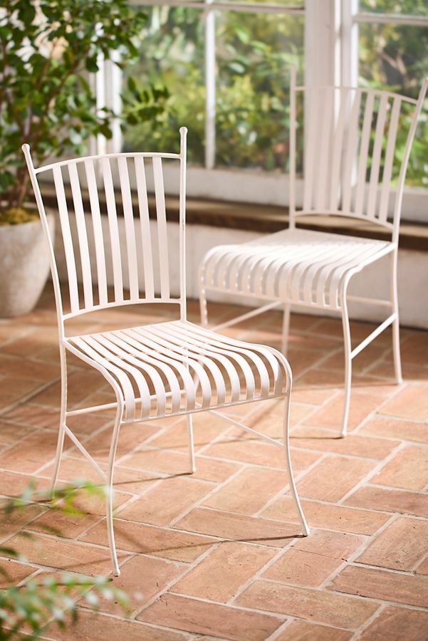 Slide View: 2: Arcadia Steel Side Chairs, Set of 2