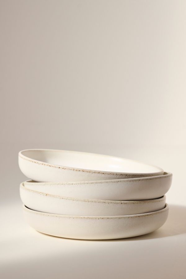 Slide View: 2: The Jasper Portuguese Stoneware Pasta Bowls, Set of 4