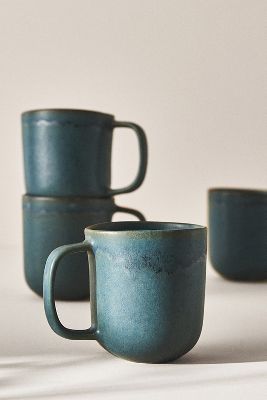 The Jasper Portuguese Stoneware Mugs, Set of 4