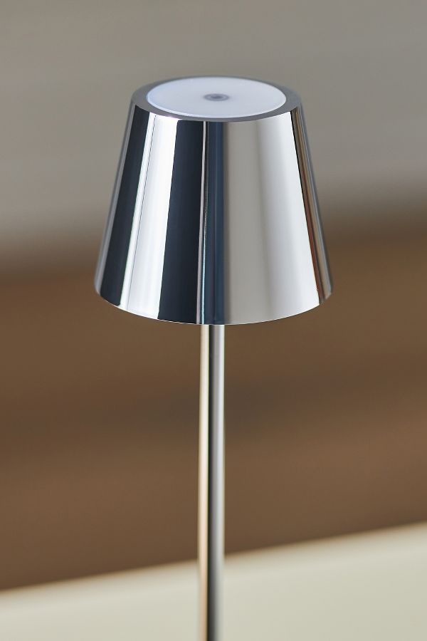 Slide View: 4: Poldina Pro Micro Metallic Rechargeable LED Portable Table Lamp