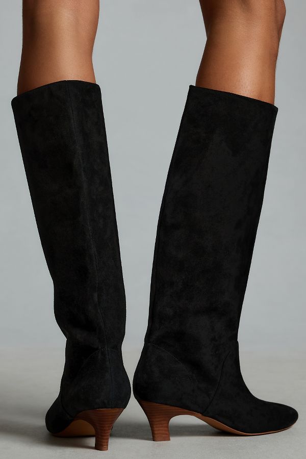 Slide View: 3: Silent D Erena Kitten-Heel Boots