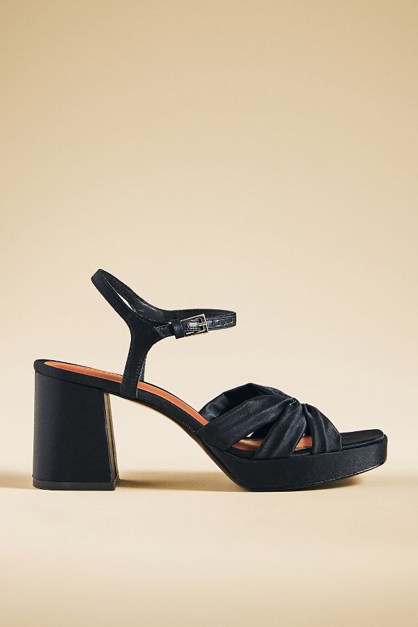 Slide View: 1: Reformation Maize Platform Heeled Sandals