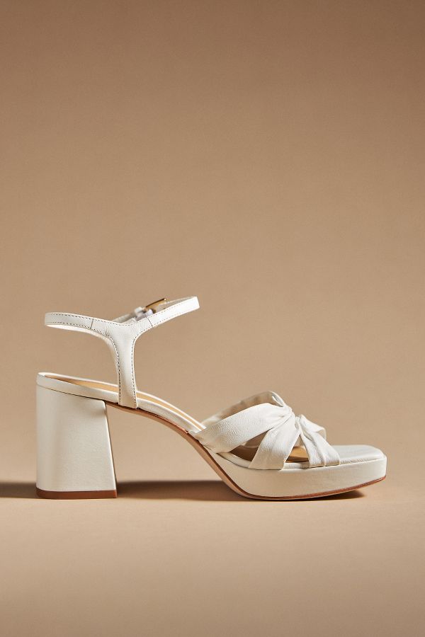 Slide View: 3: Reformation Maize Platform Heeled Sandals