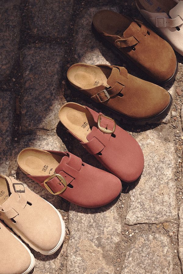 Slide View: 2: Birkenstock Boston Chunky Clogs