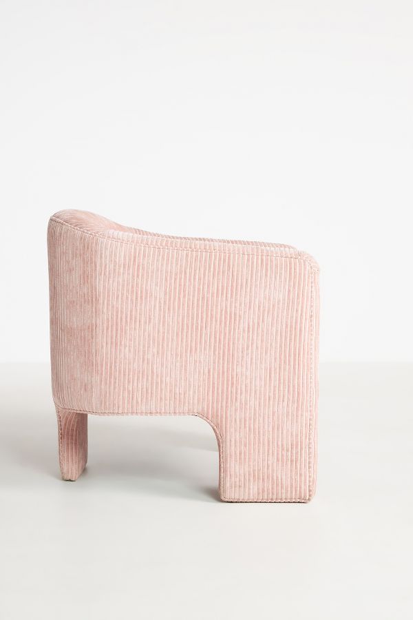 Slide View: 5: Effie Corduroy Tripod Armchair