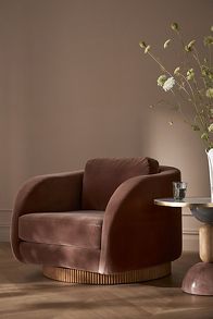 Slide View: 1: Erin Fetherston Dulcette Swivel Chair