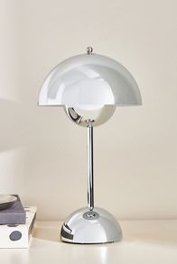 Slide View: 3: Flowerpot V9 Rechargeable LED Portable Metallic Table Lamp