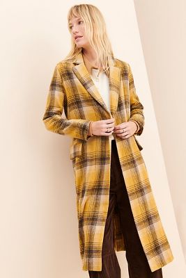 dRA Maggie Plaid Overcoat