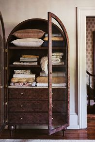 Slide View: 1: Fern Burl Storage Cabinet