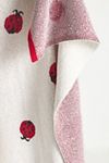 Thumbnail View 2: Sonnie Cotton Ladybug Knit Throw Blanket