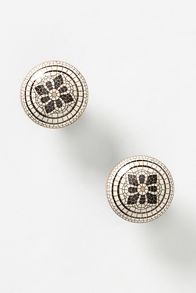 Slide View: 1: The Bistro Tile Stoneware Knobs, Set of 2