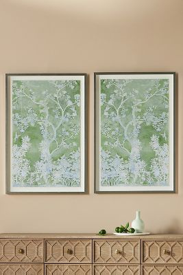 Pastel Tree 1 and 2 Wall Art Series