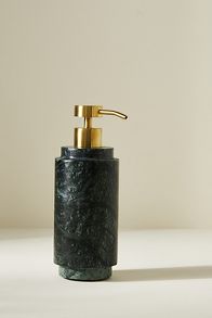 Slide View: 1: Esmeralda Marble Soap Dispenser