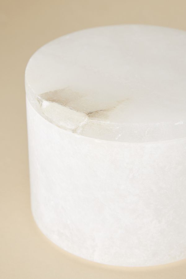 Slide View: 3: Alabaster Bath Jar