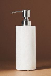 Slide View: 1: Alabaster Soap Dispenser