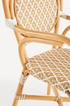 Thumbnail View 7: Coastal Rattan Indoor/Outdoor Bistro Chairs, Set of 2