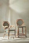 Thumbnail View 4: Coastal Rattan Indoor/Outdoor Bistro Chairs, Set of 2