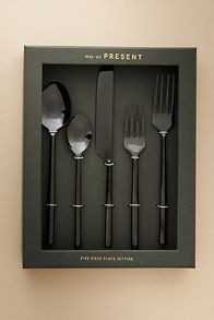 Slide View: 3: The Samson Stainless Steel Flatware Set