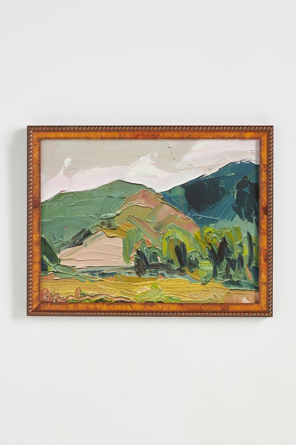 Slide View: 1: Mountain Green Wall Art