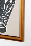 Thumbnail View 2: Minoan Black and White Octopus Vase Wall Art