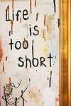 Thumbnail View 2: Life Is Too Short Wall Art