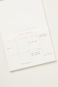 Slide View: 2: Papier Weekly Planner Notepad