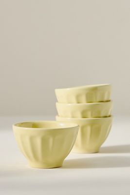 Amelie Latte Mini Bowls, Set of 4