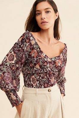 BB Dakota Helena Floral Blouse